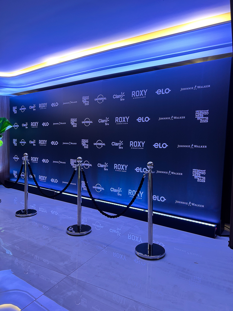 Backdrop iluminado para festas e eventos no Rio de Janeiro-RJ